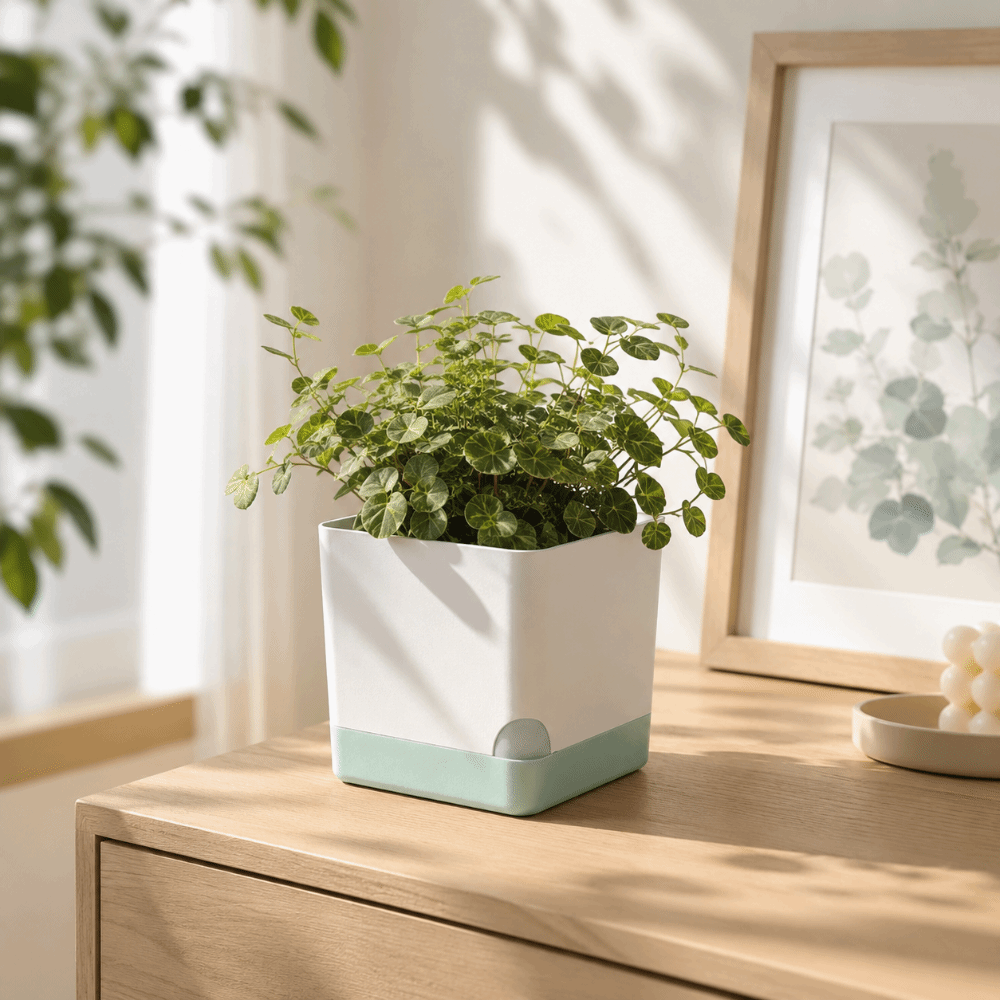 Self-Watering Planter - أواني نباتات مربعة الشكل ذاتية الري