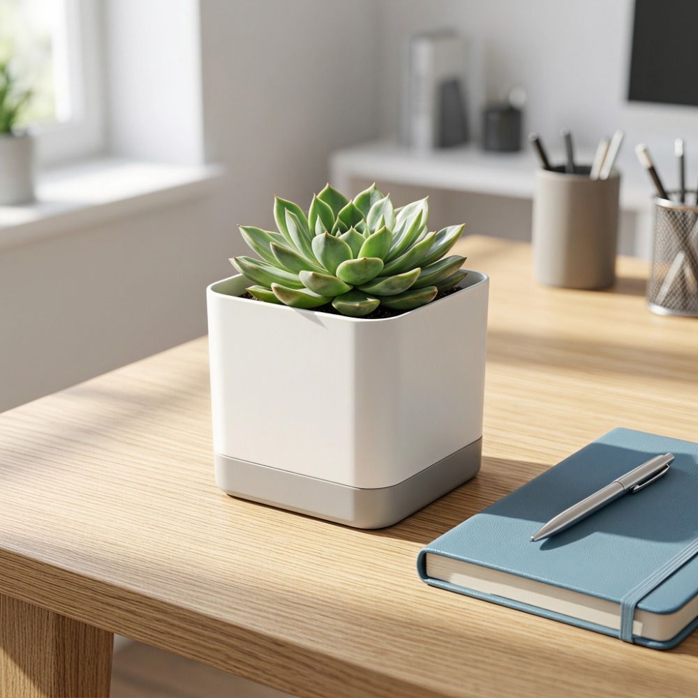 أواني نباتات مربعة الشكل ذاتية - مراجعة Self-Watering Planter وسعره