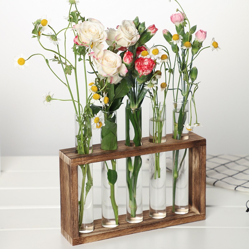 زارع مائي زجاجي 5 أنابيب مع حا - مراجعة Self-Watering Planter وسعره